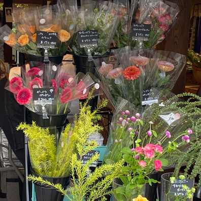 室積市場ん 火曜マルシェ 花