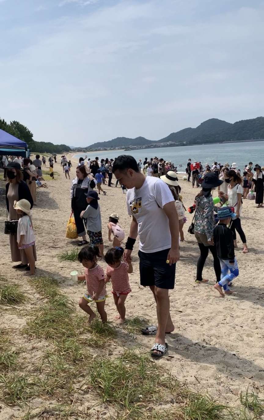 室積海水浴場での「はぴスポ」さんイベント関連画像