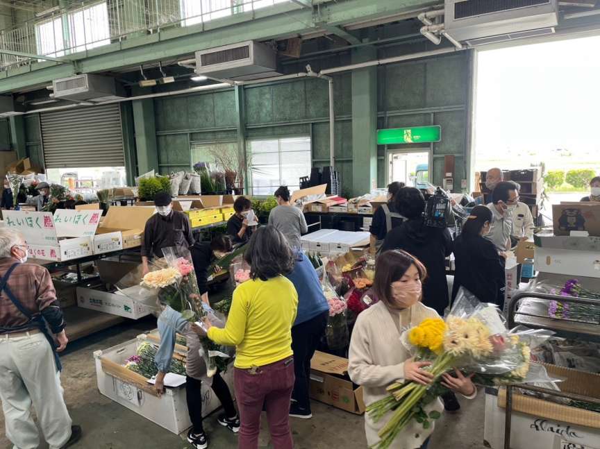 市場内の様子